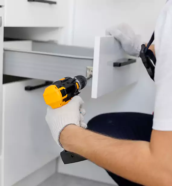 Bathroom Cabinet Remodel in Aztec