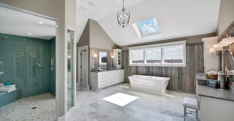 Guest Bathroom Flooring Remodel in Capulin