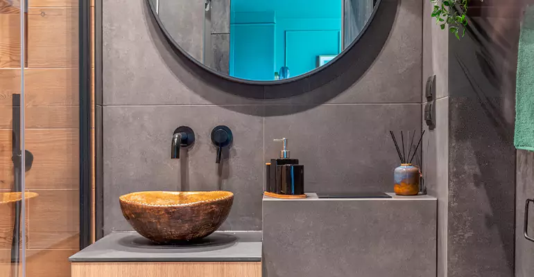 Tiny Master Bathroom Remodel Blanco