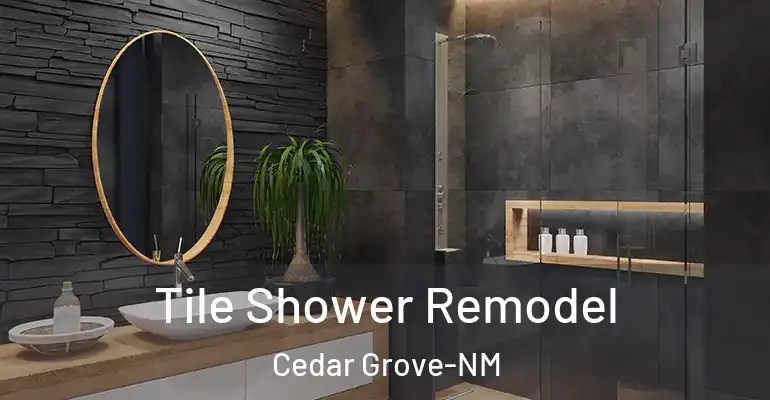 inner Bathroom imggen Tile Shower Remodel Cedar Grove-NM