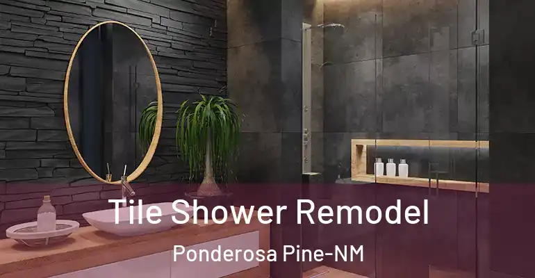 inner Bathroom imggen Tile Shower Remodel Ponderosa Pine-NM